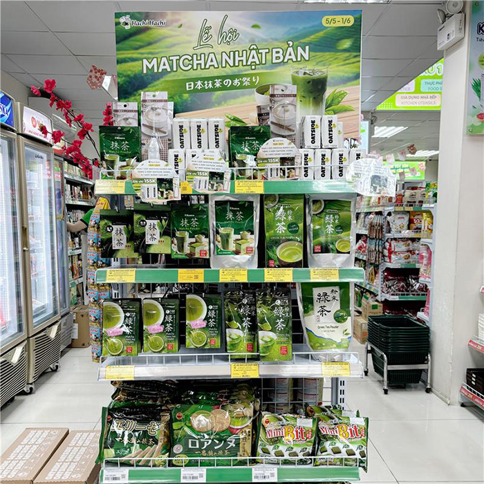 Bột matcha Nhật bán tại cửa hàng Nhật Bản Hachi Hachi