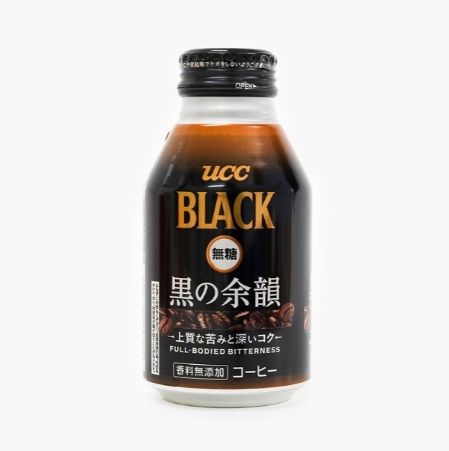 Cà phê đen không đường vị đậm đà UCC 275g (273ml)