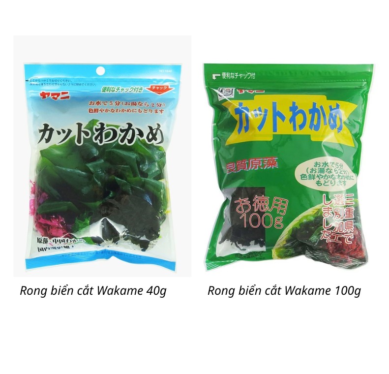 Các loại rong biển đang được phân phối tại Lập Sơn